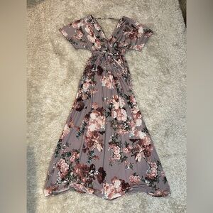 Lovely Melody Floral Maxi Dress